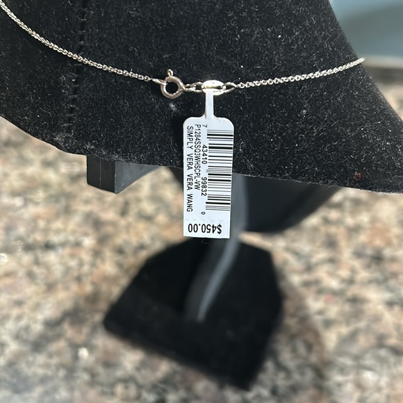 Simply Vera Vera Wand sterling silver cultured pearl, diamonds Necklace - Picture 3 of 10